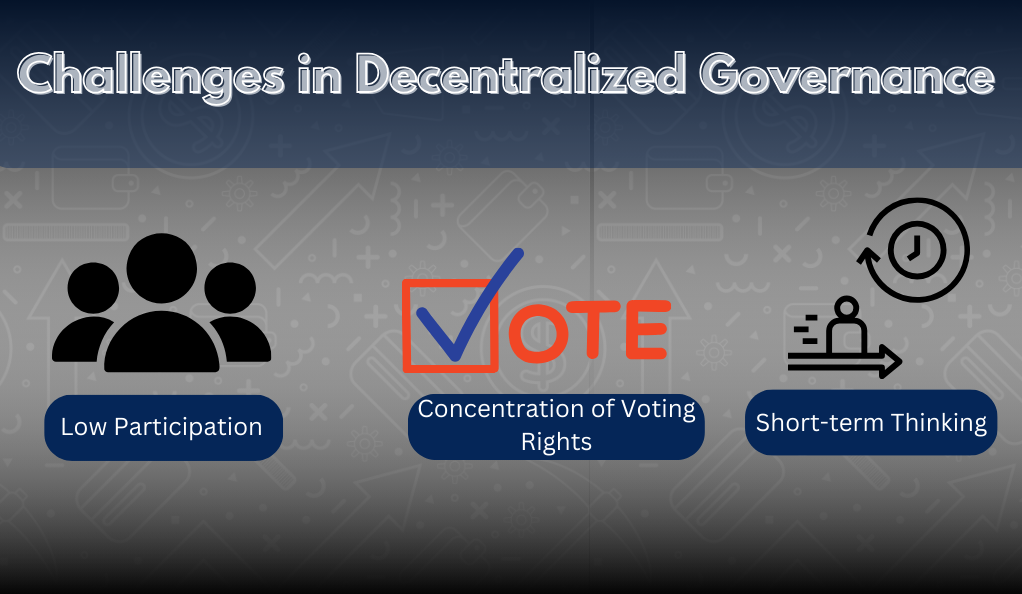 Challenges in Decentralized Governance